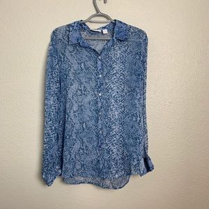 Chico’s Sheer button down